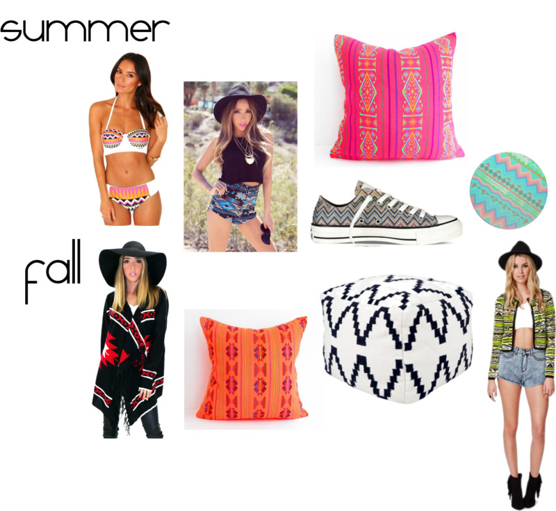 OFF THE RESERVATION: AZTEC PRINT.