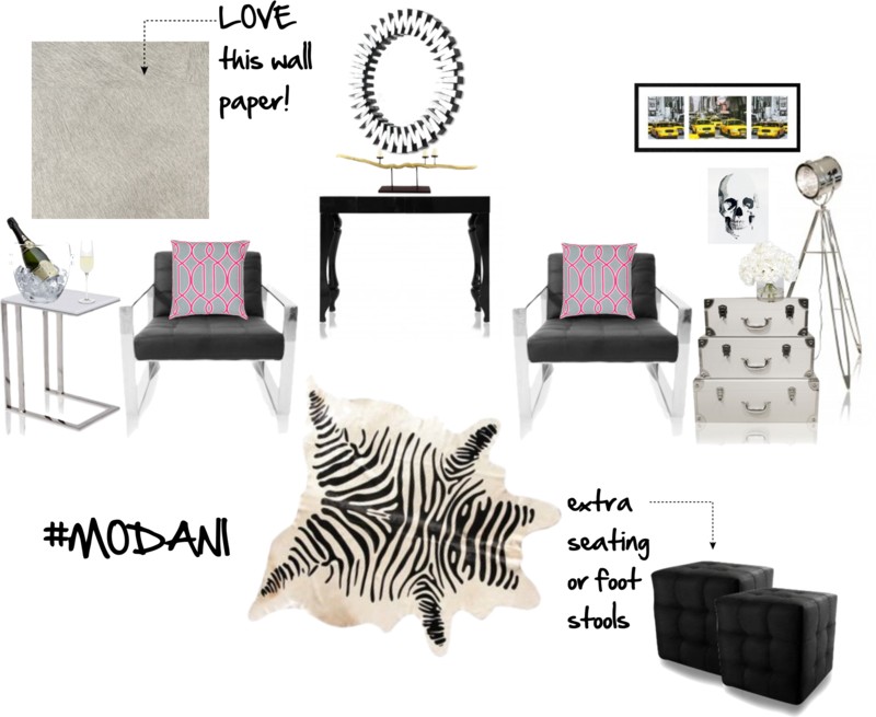 GLAM LIVING ROOM DESIGN WITH MODANI.