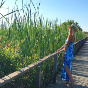 tie dye maxi dress