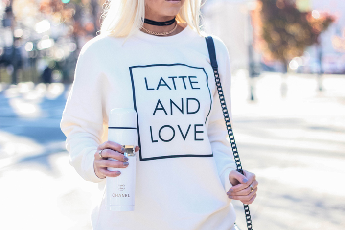 LICENSE TO CHILL: SWEATSHIRT DRESS.