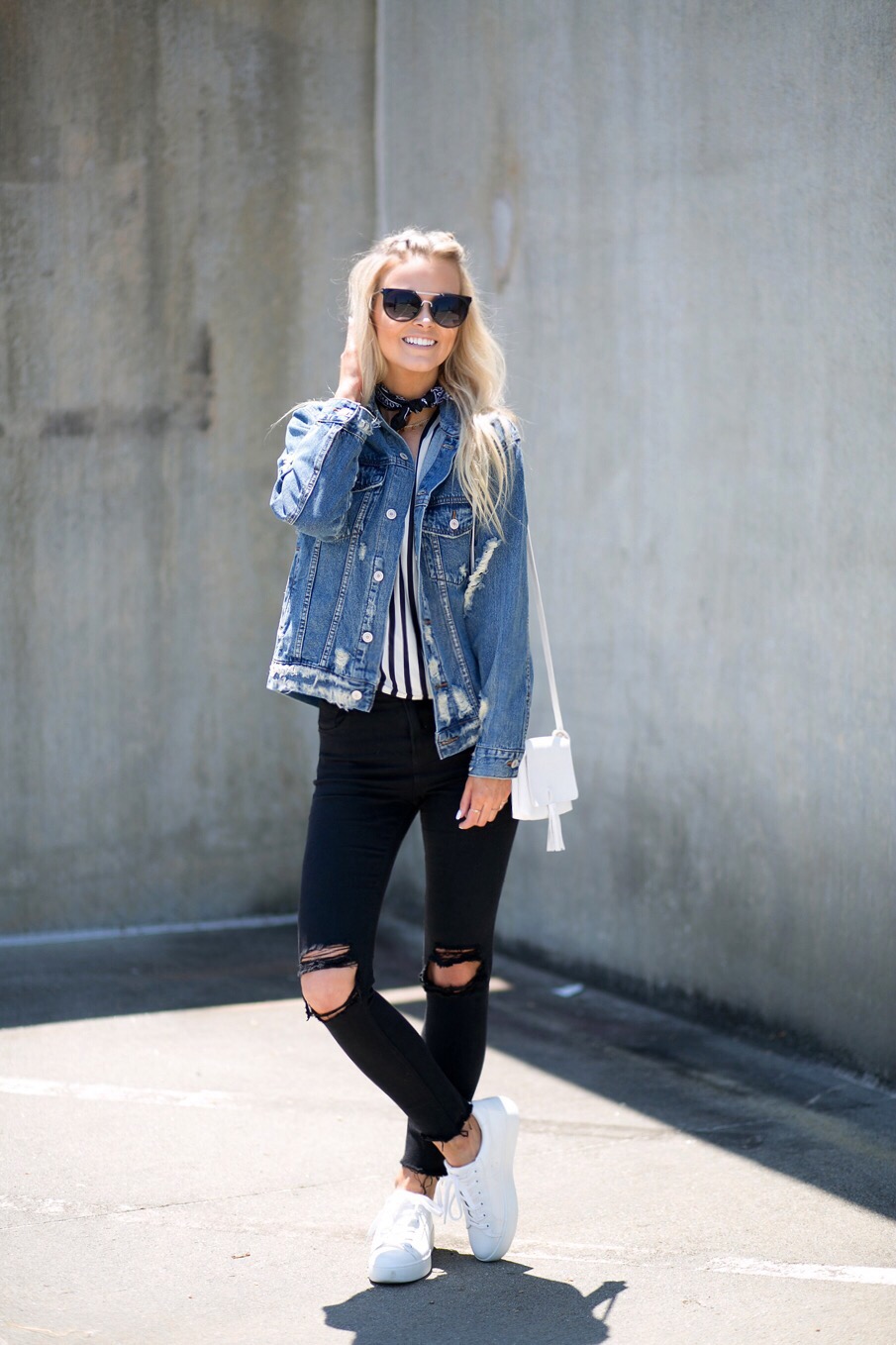 oversized jean jacket