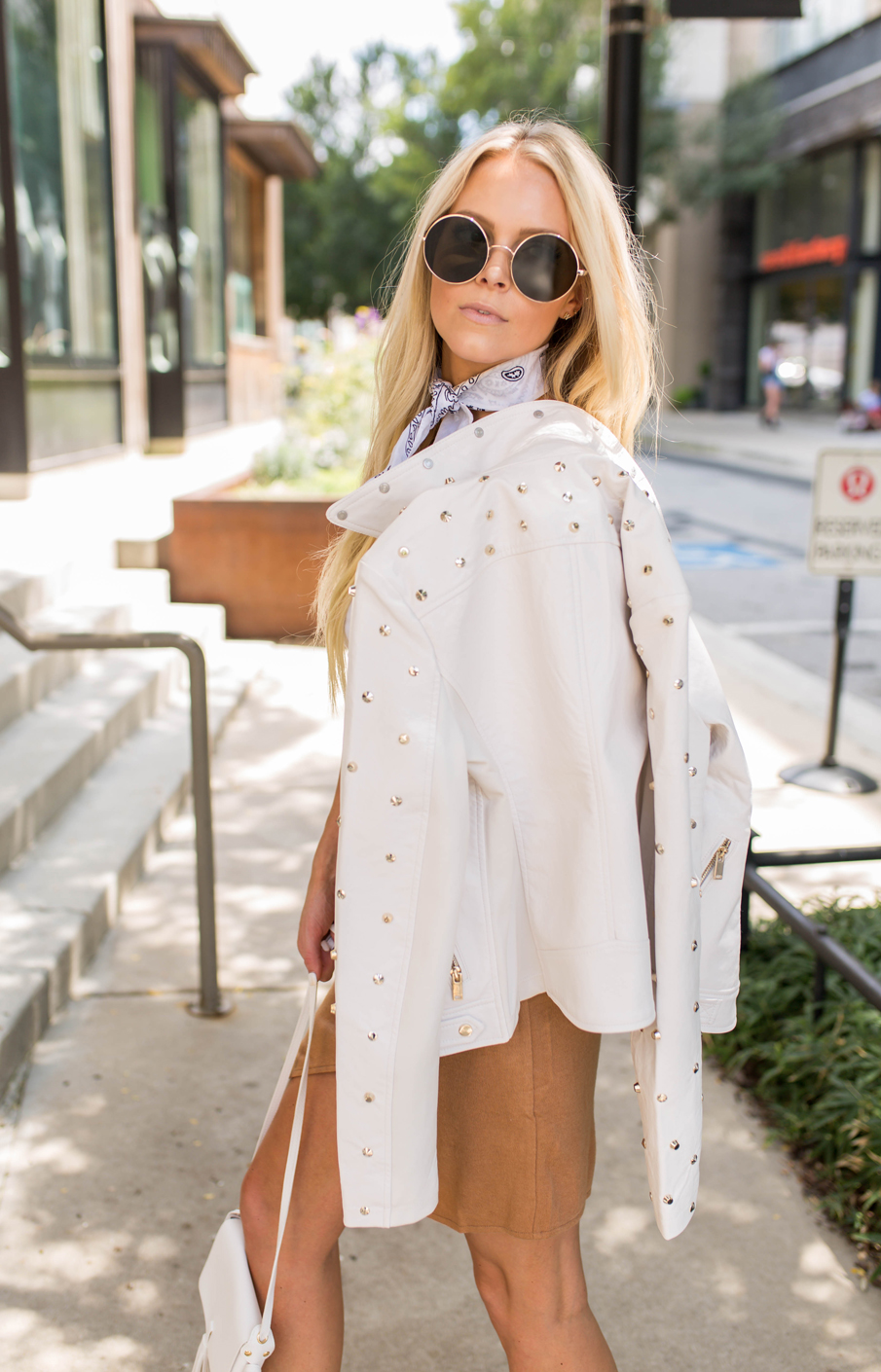 studded leather jacket