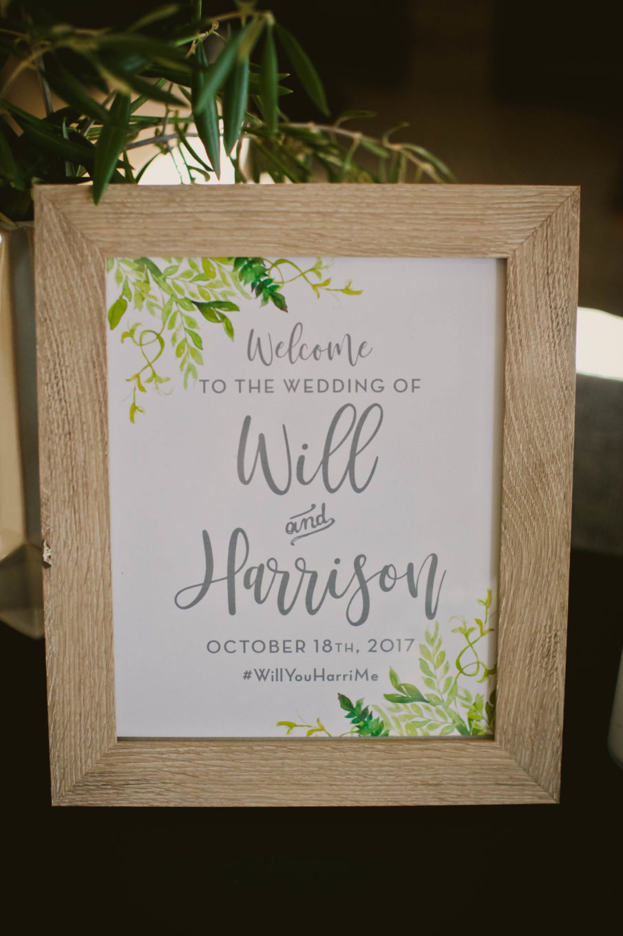 printable wedding welcome sign