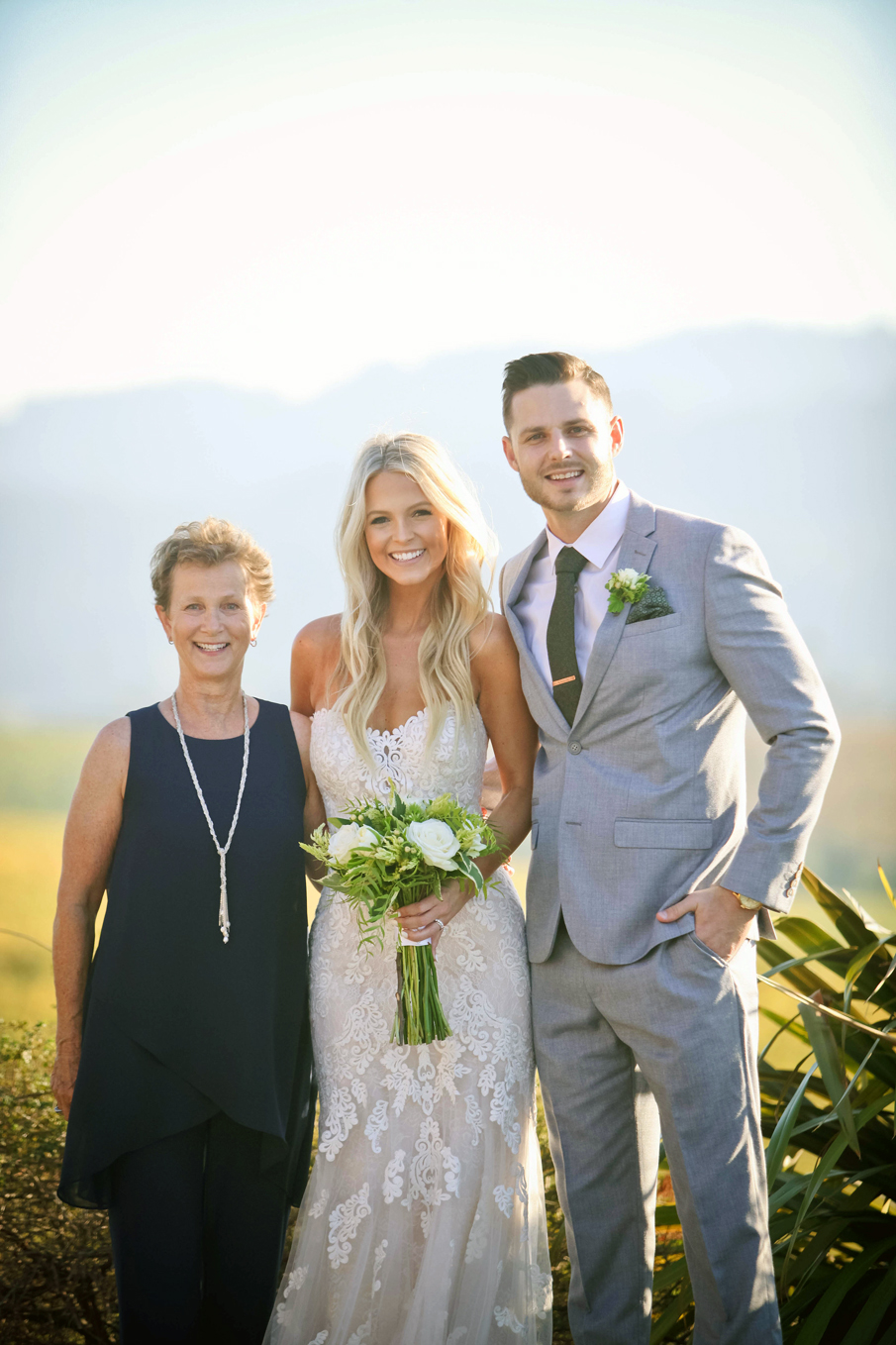 california wedding portrait