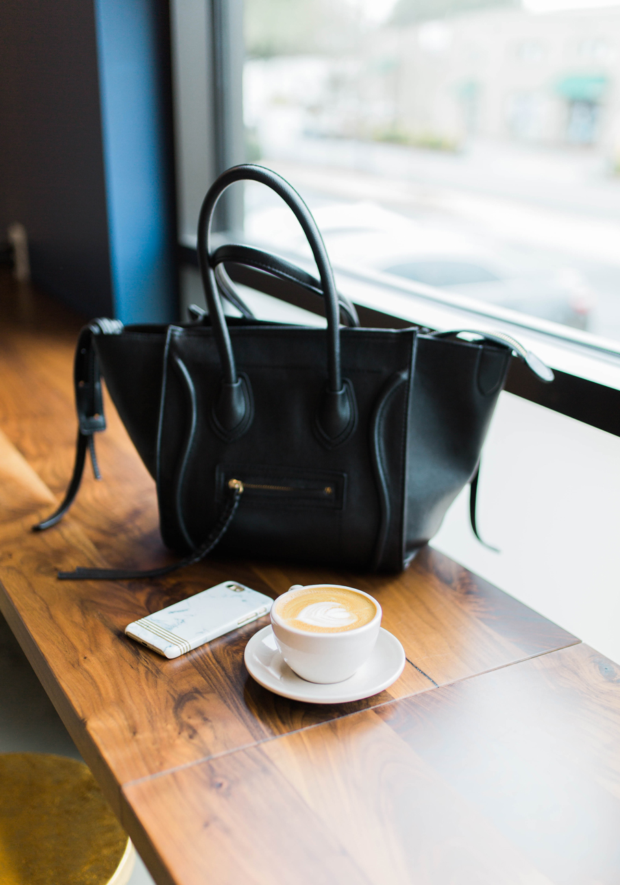 bag and coffee