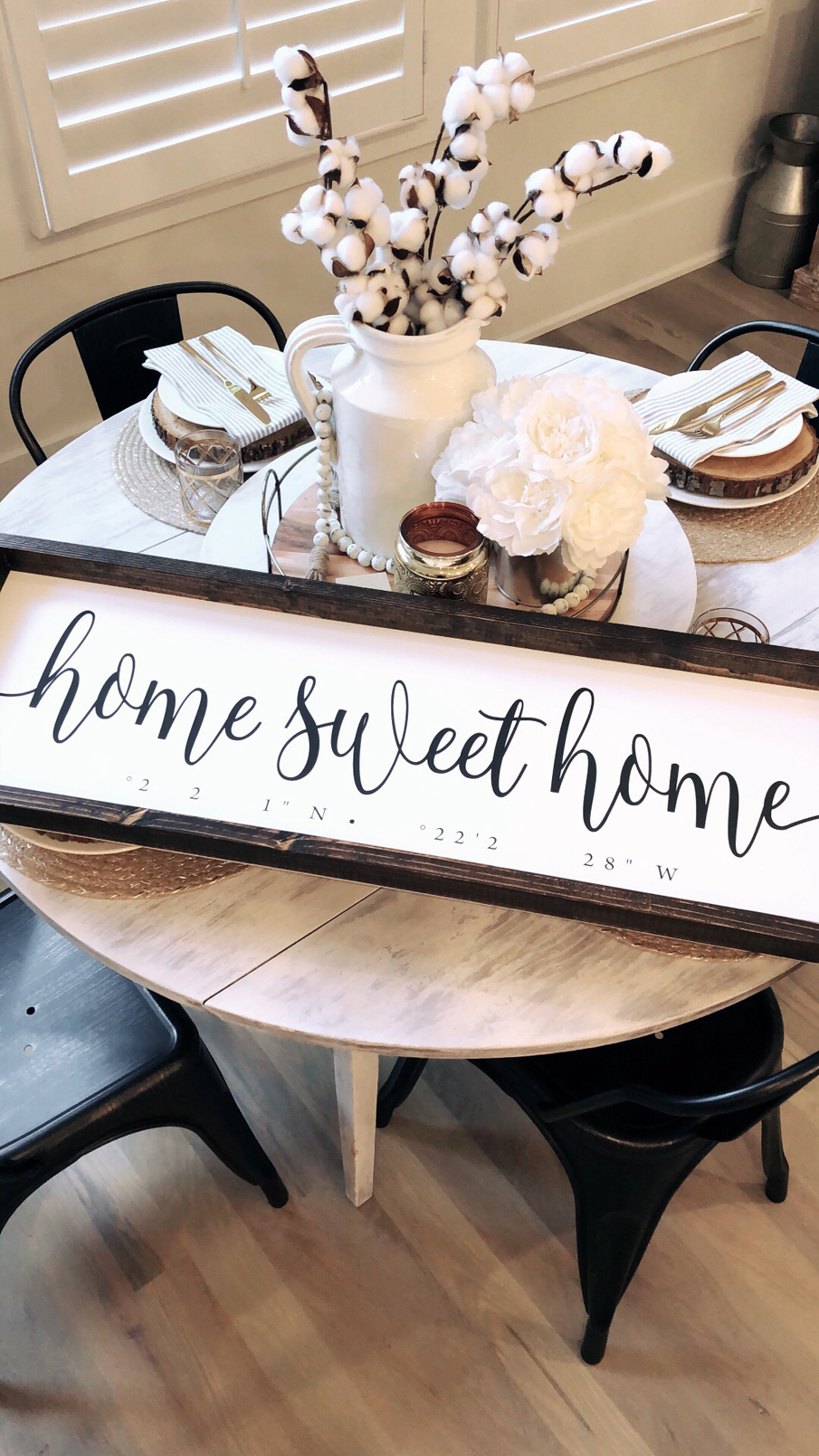 farmhouse sign, home sweet home sign