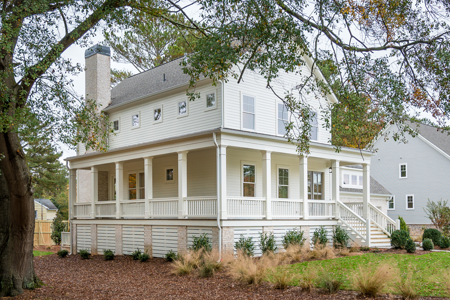 modern farmhouse, brightwater homes, harrison white, gilty as charged