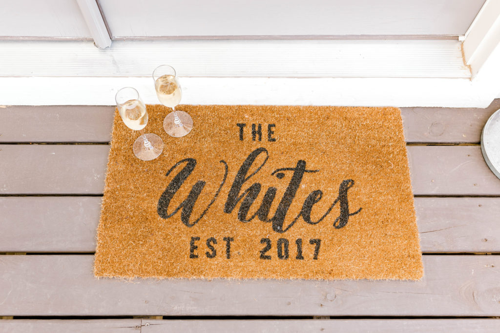 personalized doormat